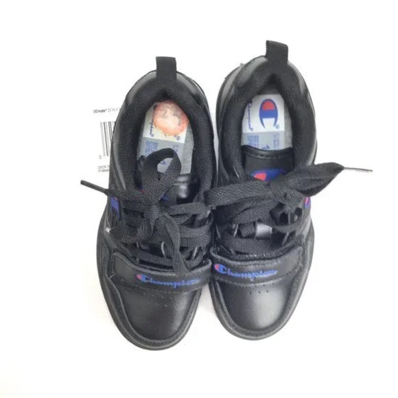 Champion Kids 3 On 3 Low Sneaker Black Size 11p
